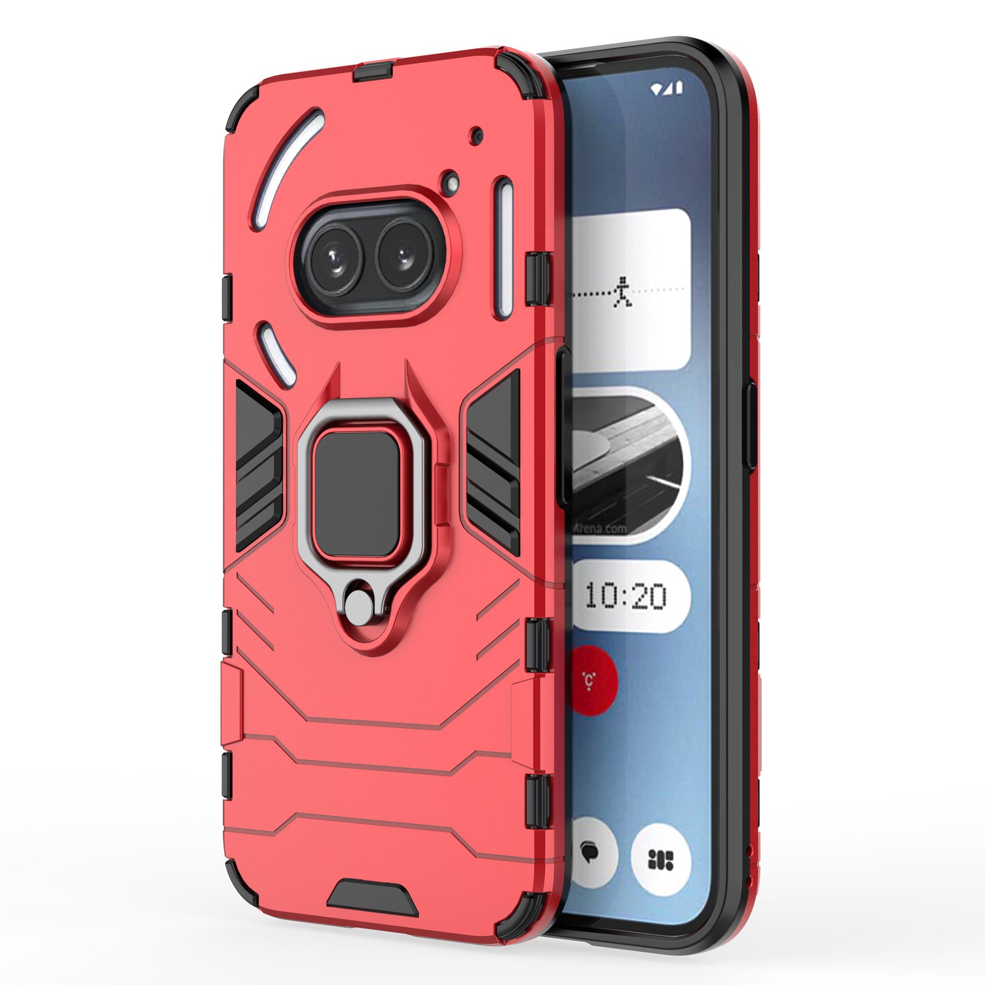 For Nothing Phone (2a) Case PC+TPU Drop-resistant Kickstand Cell Phone Shell For Nothing Phone (2a) Case PC+TPU Drop-resistant Kickstand Cell Phone Shell